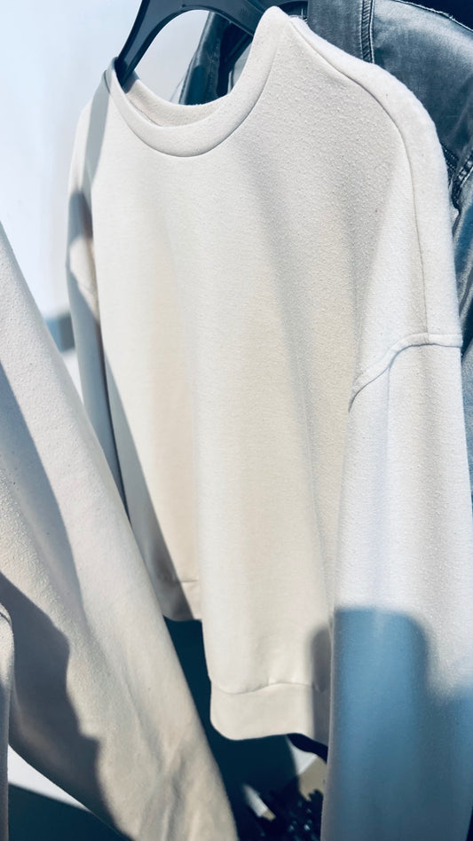 Pullover Creme Gr.: M
