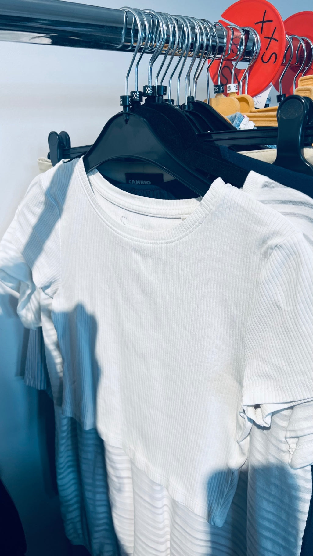 T-Shirt Weiß Gr.: S
