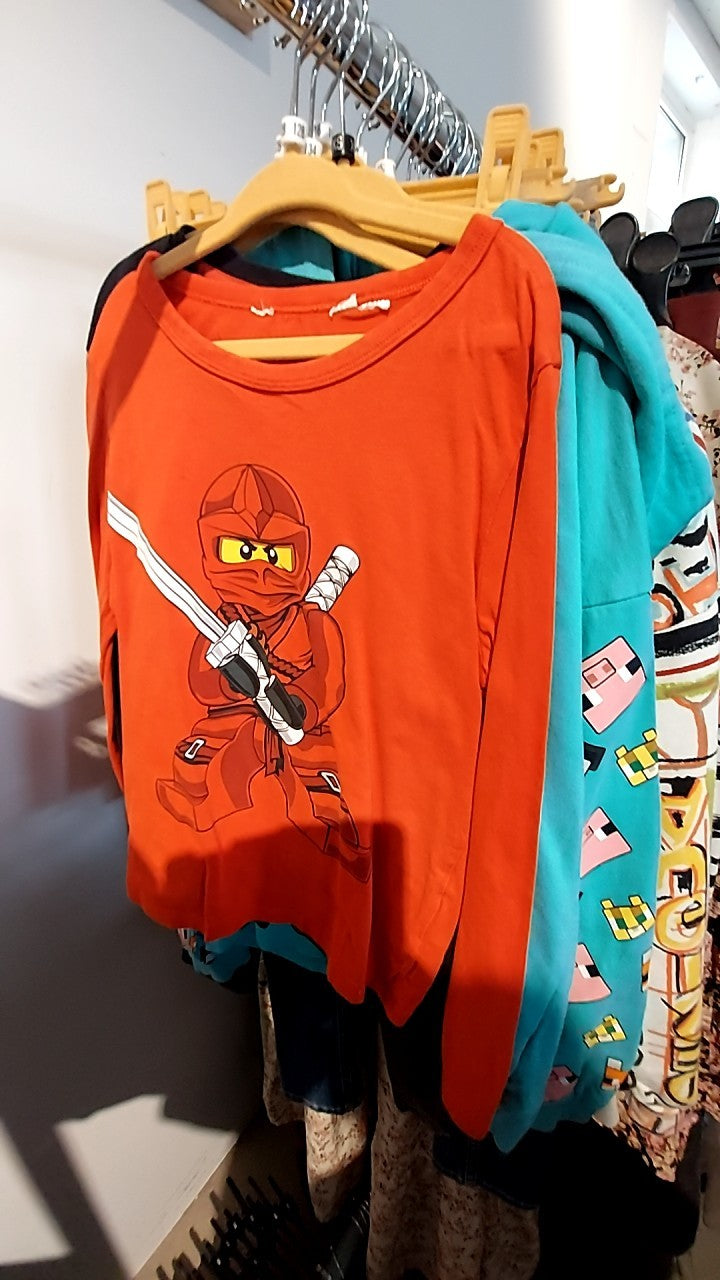 Lego Ninjago Langarmshirt Rot Gr.: 128