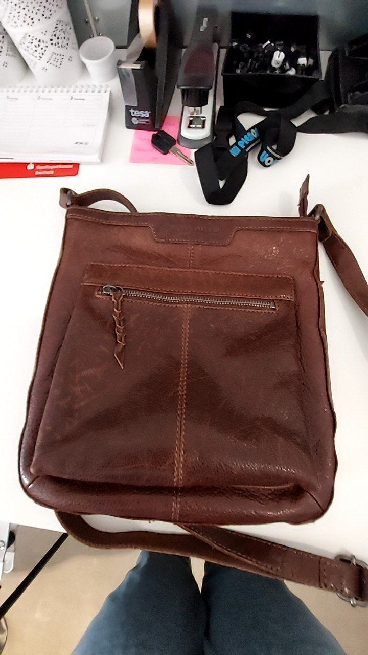 Spikes & Sparrow Handtasche Dunkelbraun