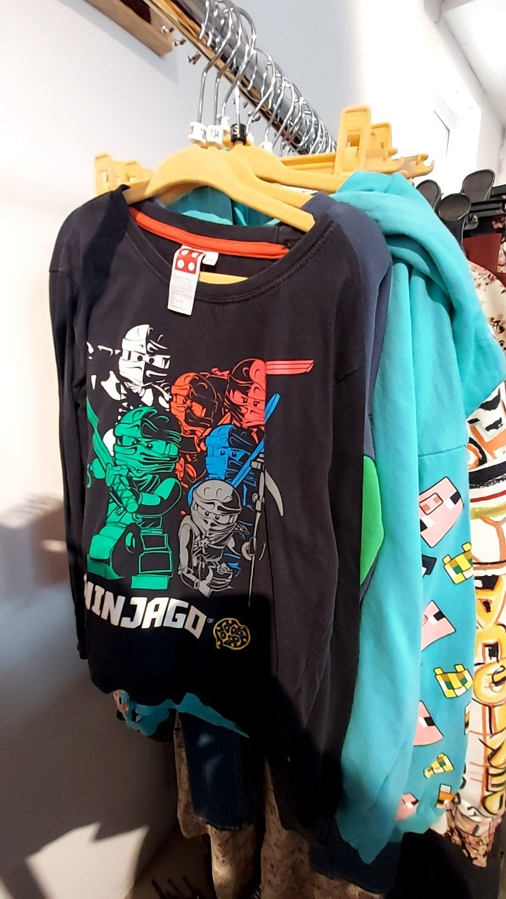 Lego Ninjago Langarmshirt Schwarz Gr.: 128