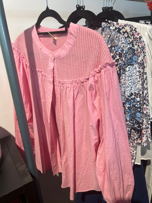 TU Bluse Pink Gr.: M