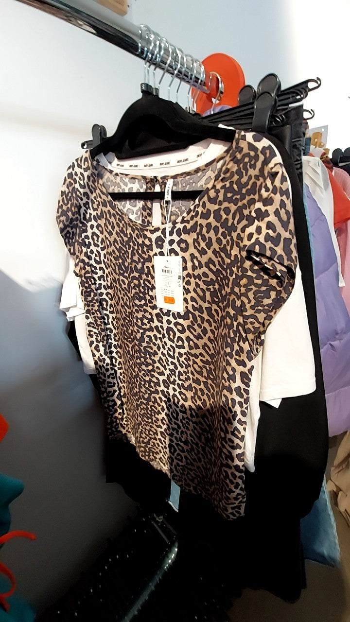 ONLY T-Shirt Leopardenmuster NEU Gr.: S