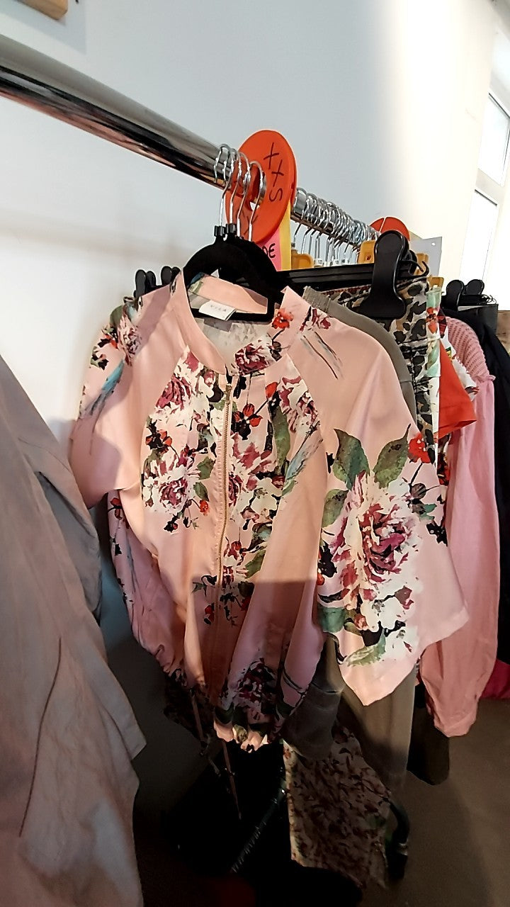 VILA Blouson Kurzarm Rosa Gr.: L