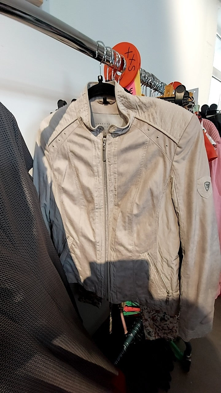 Lebek Jacke Creme Gr.: 40