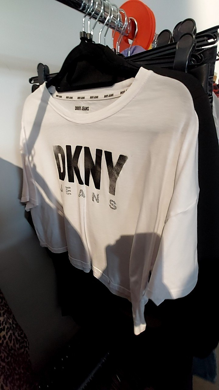 DKNY T-Shirt Weiß Gr.: L