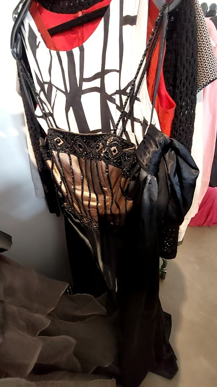 Honeygirl Kleid Schwarz/Braun Gr.: M