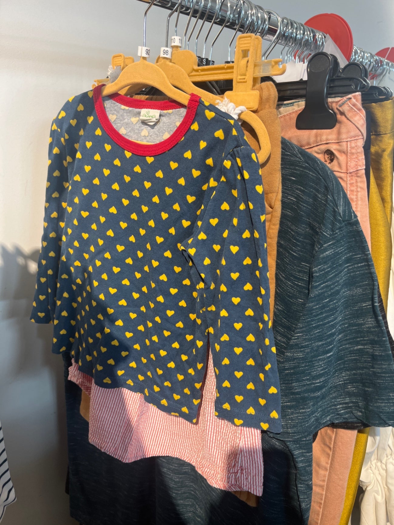 ALANA Shirt Blau Herzen Gr.: 92