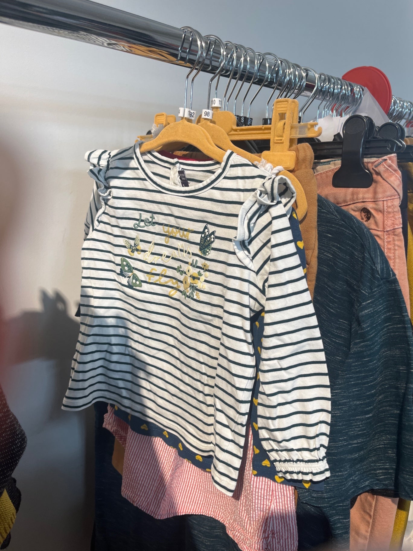 Sergent Major Shirt Weiß Streifen:74