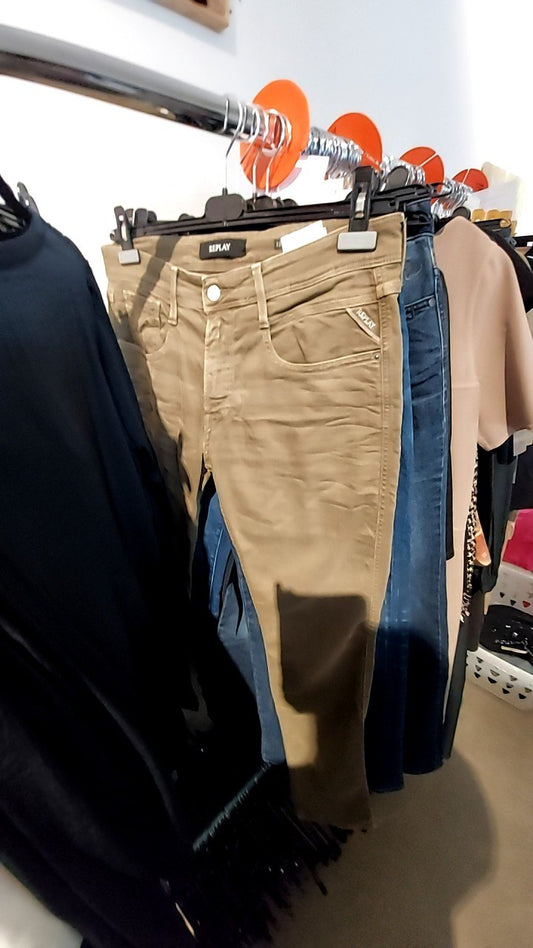 REPLAY Jeans Khaki Gr.: 33