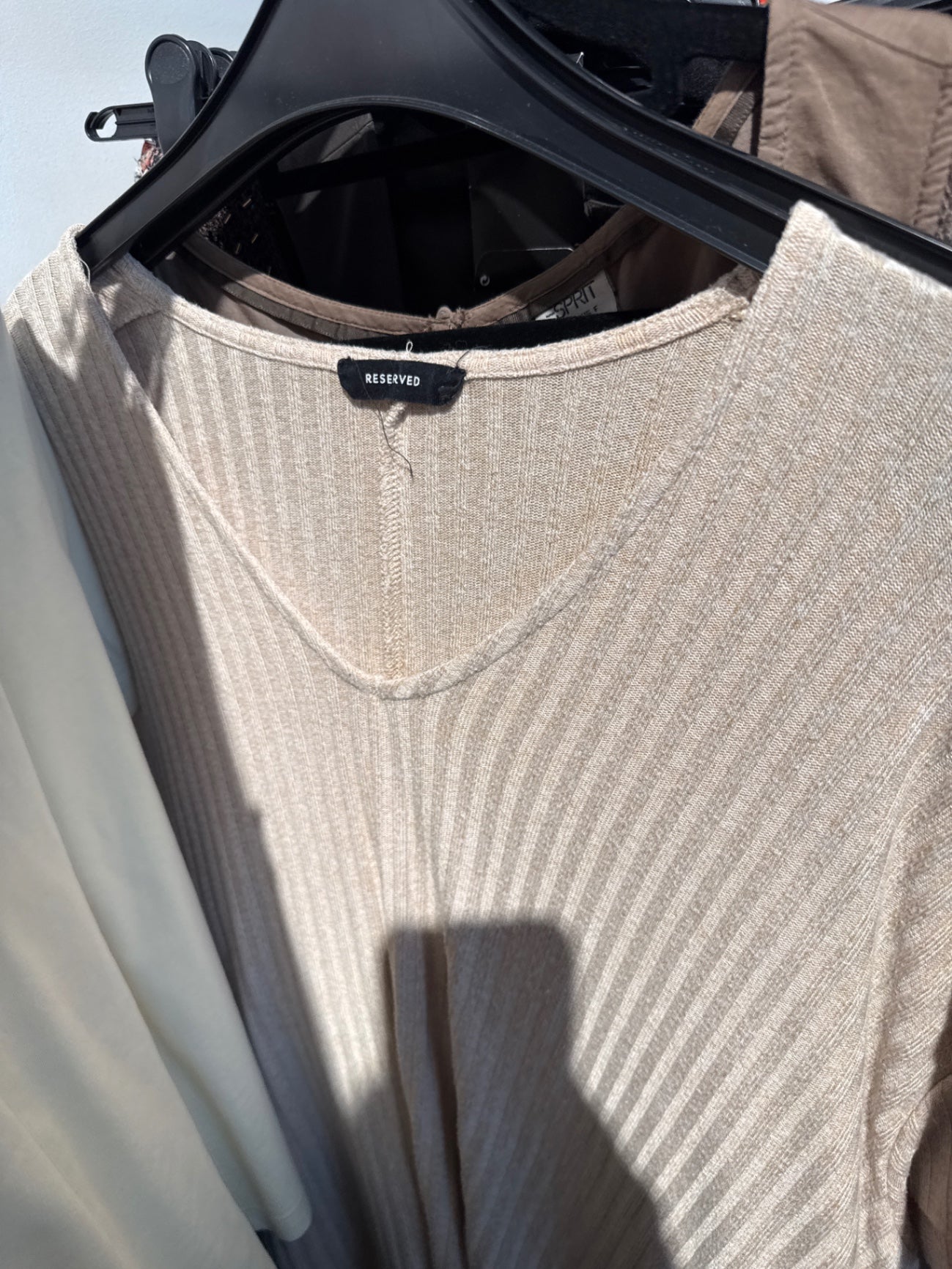 RESERVED Shirt Beige Gr.: S