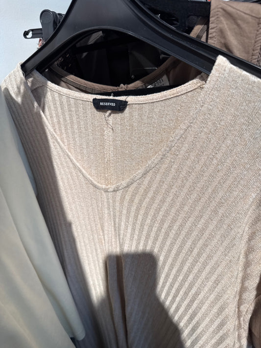 RESERVED Shirt Beige Gr.: S