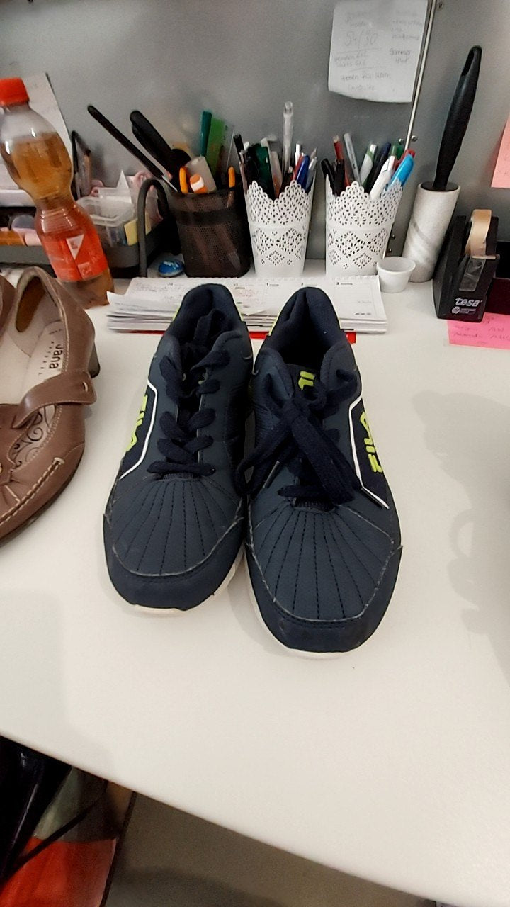 Fila Sportschuhe Dunkelblau/Gelb Gr.: 38