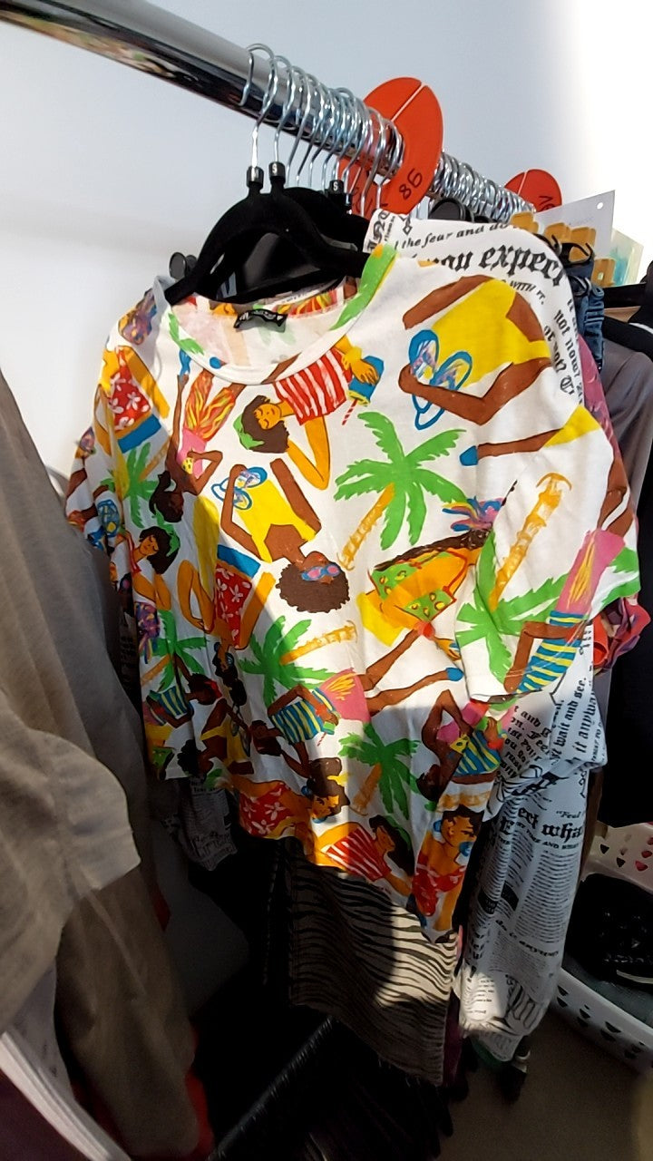 Zara T-Shirt bunt Gr.: M