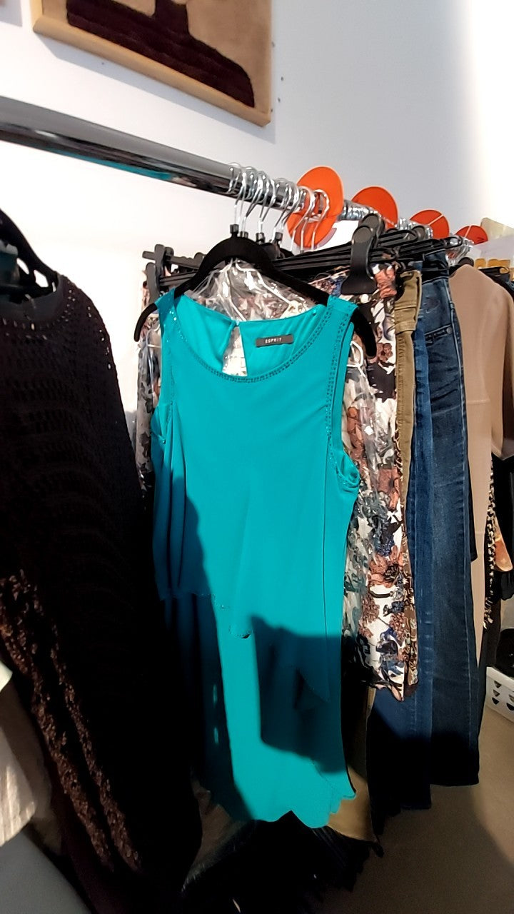 ESPRIT Kleid Türkis Gr.: M