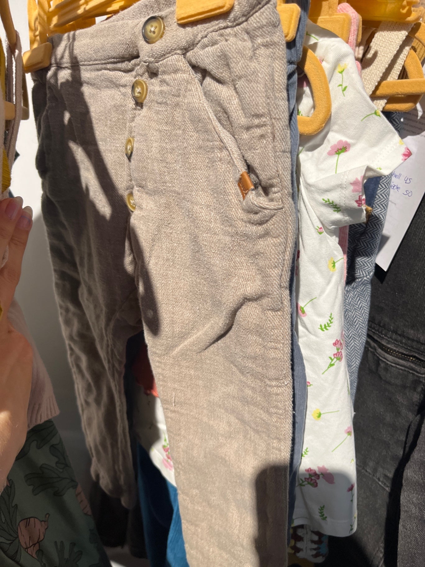 Zara Hose Beige Gr.: 98