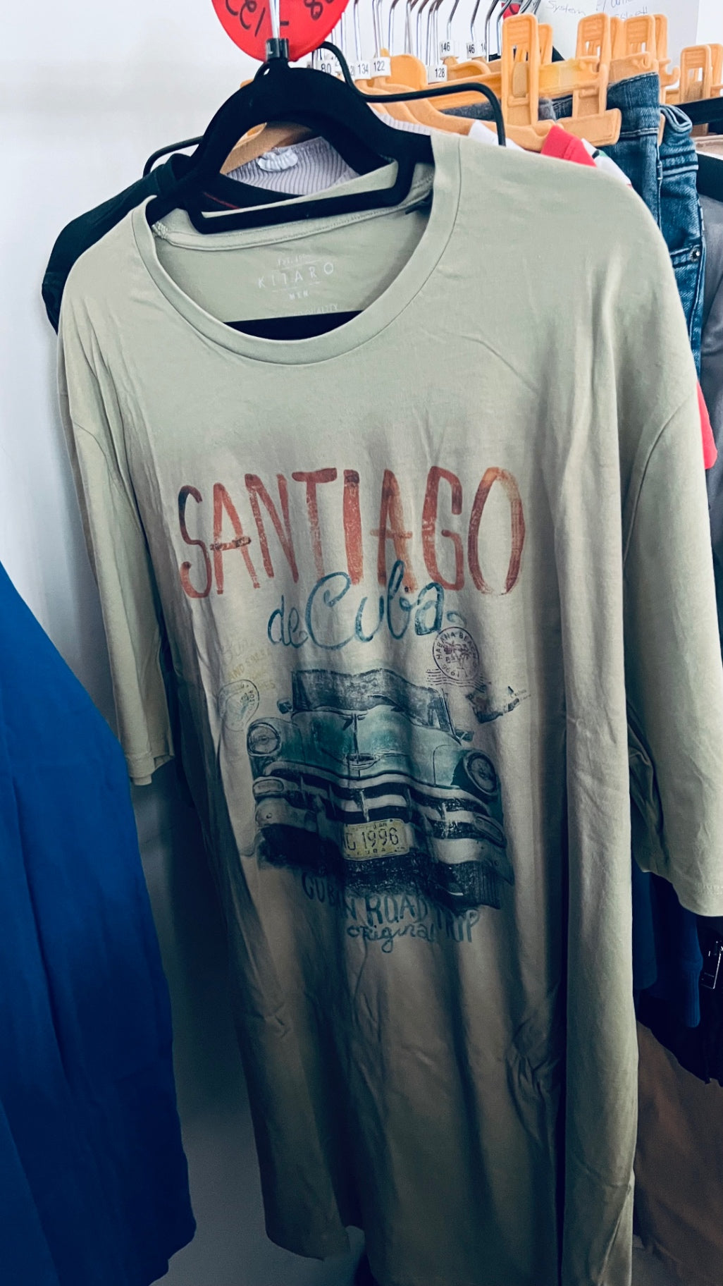KITARO T-Shirt Grün Gr.: XXL