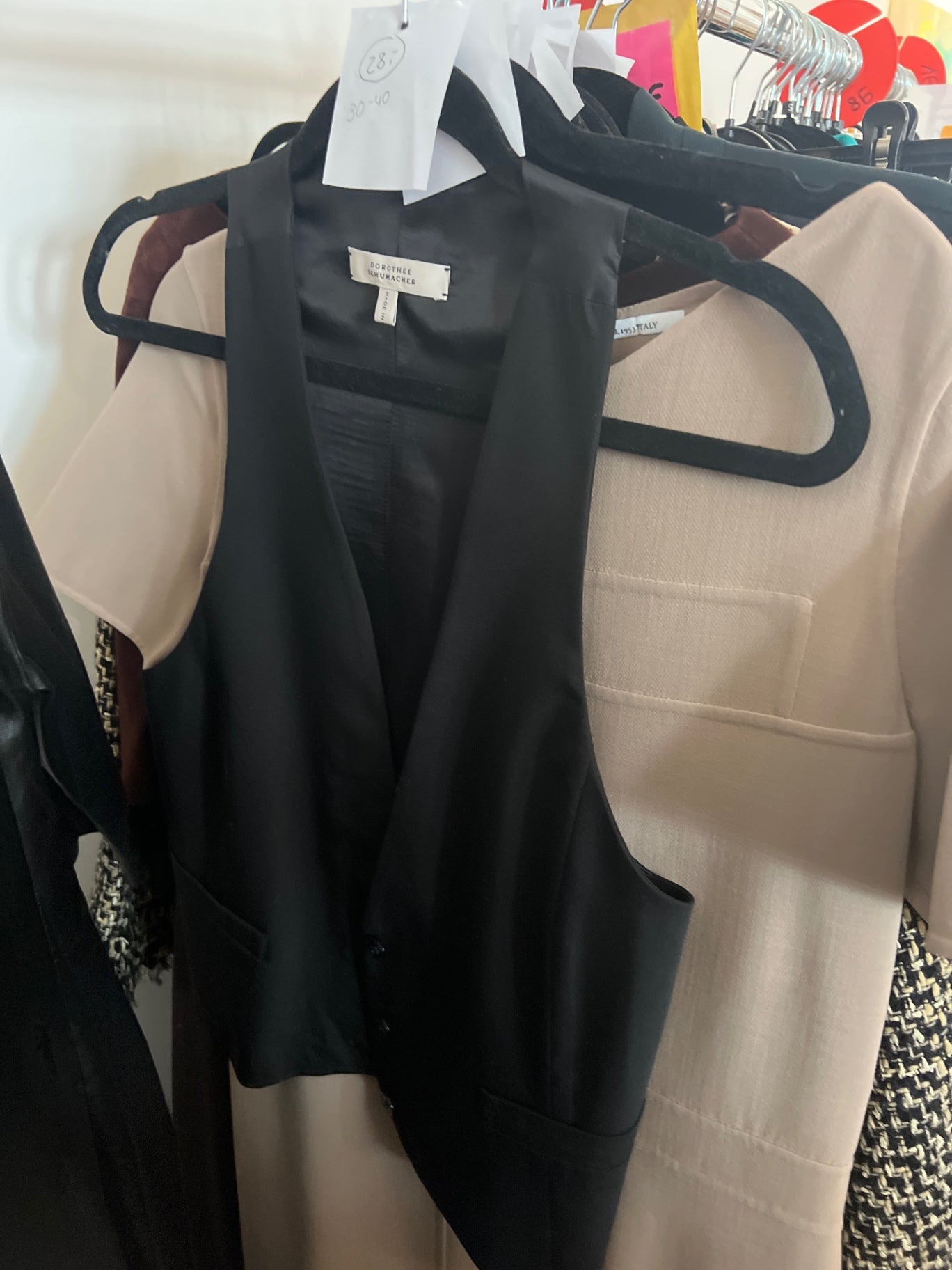 Dorothee Schumacher Weste Schwarz Gr.: M