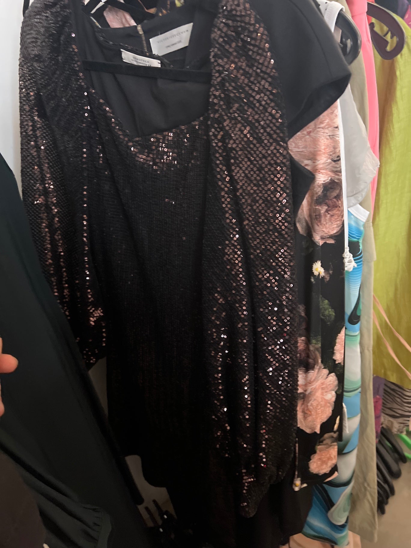 Dorothee Schumacher Paillettenkleid Braun Gr.: M