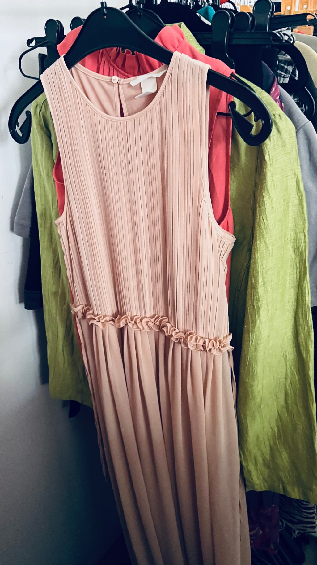 H&M Kleid Pfirsich Gr.: S