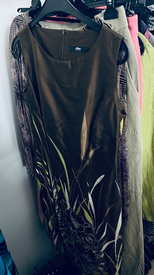 s.Oliver Kleid Dunkelbraun Gr.: M