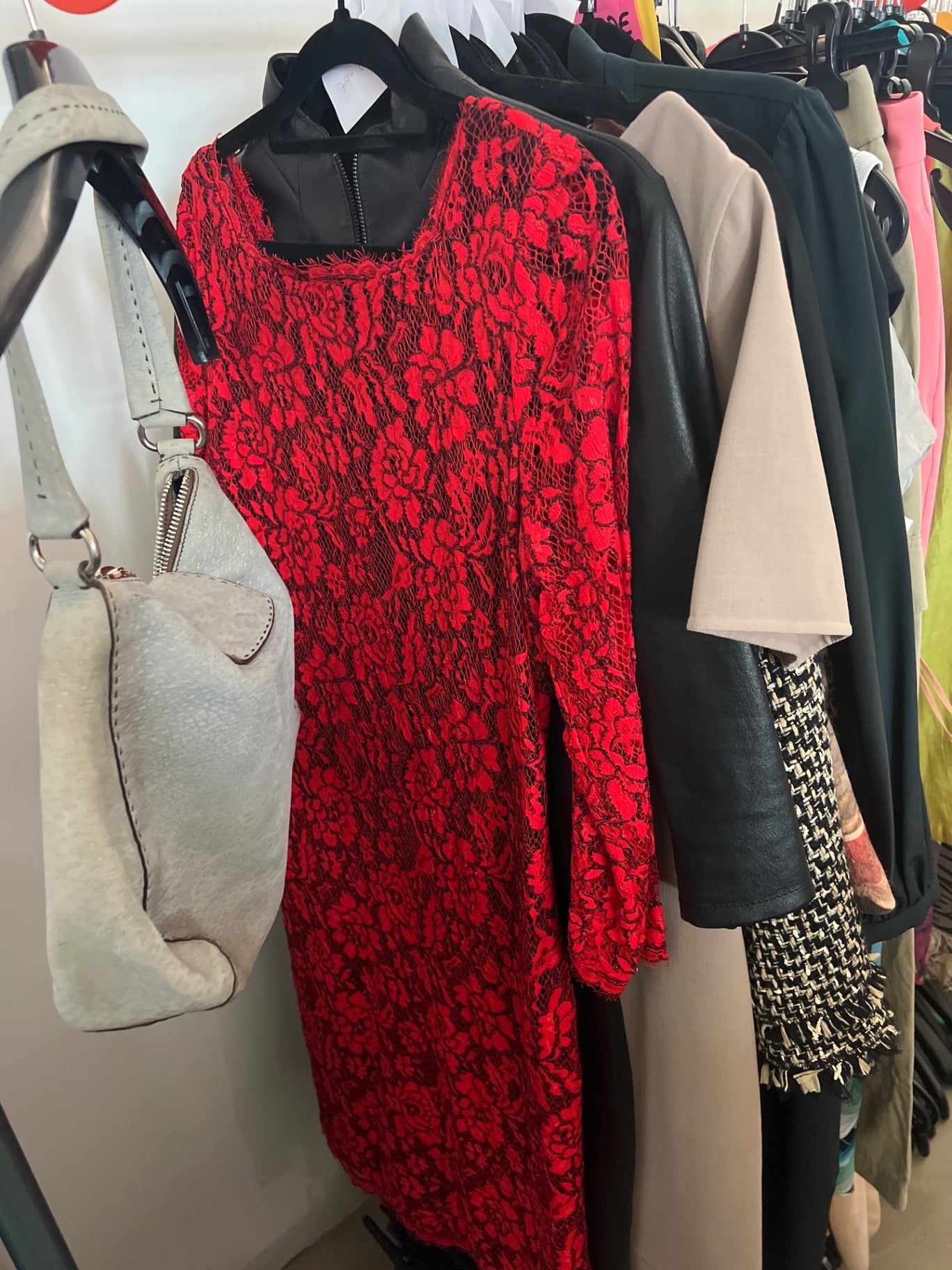 Diane v. Fürstenberg Kleid Rot Gr.: M