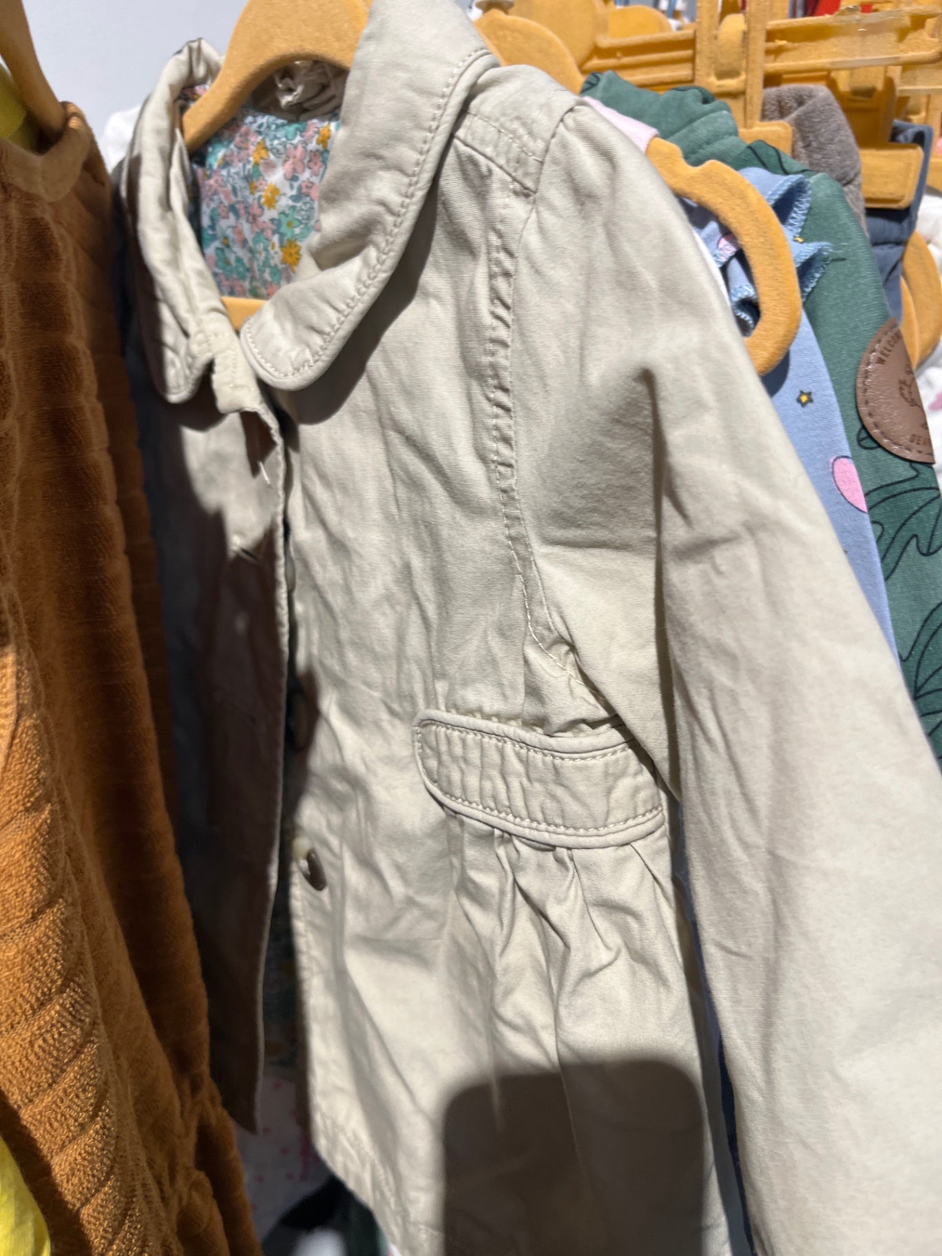 H&M Jacke Beige Gr.: 80