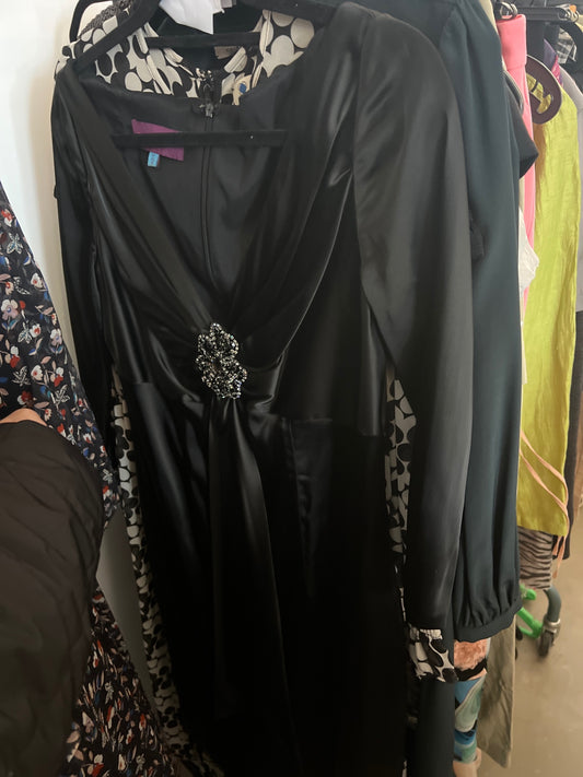 TALBOT RUNHOF Kleid Schwarz Gr.: M