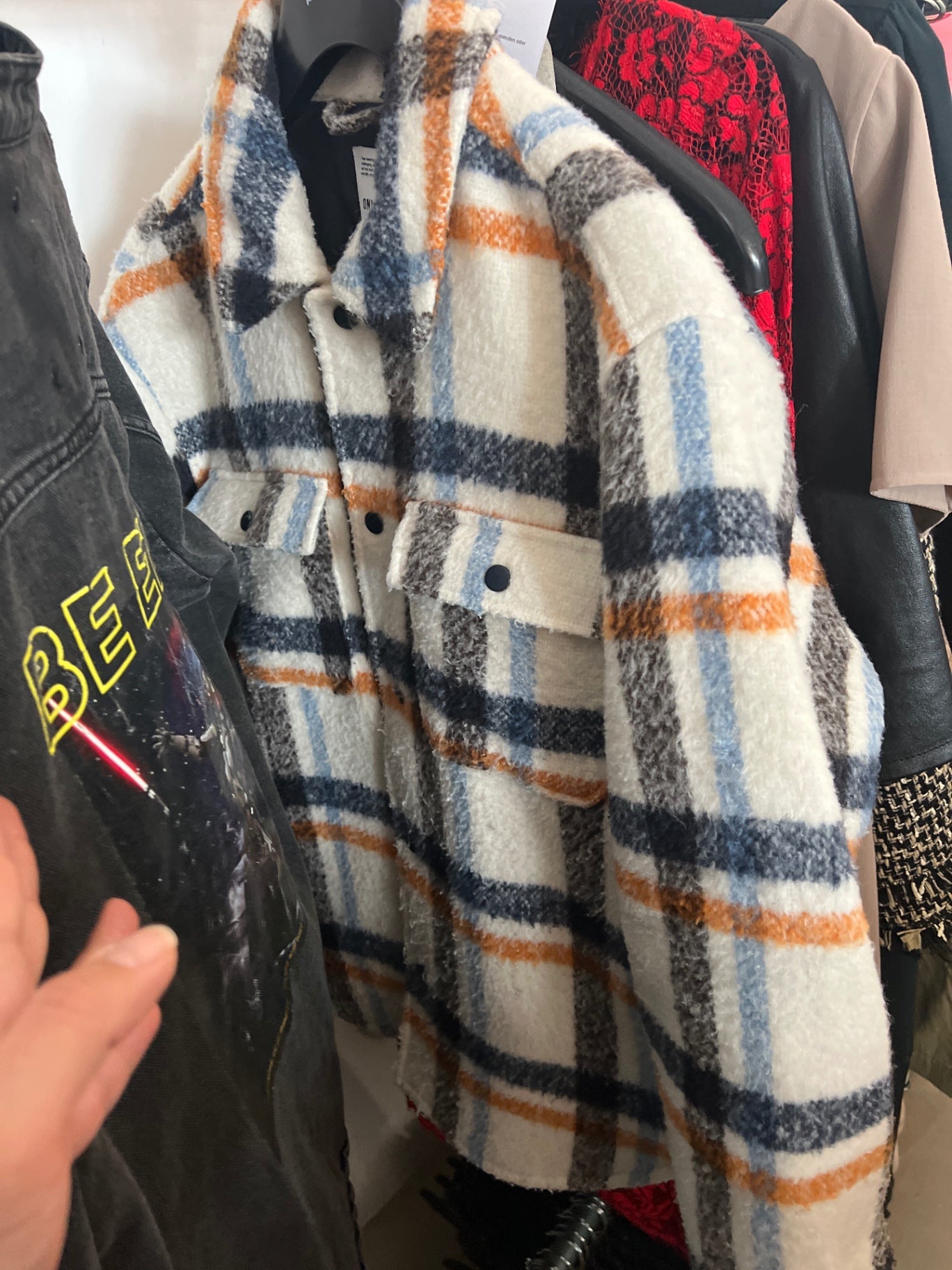 ONLY & SONS Jacke Weiß Bunt Gr.: L