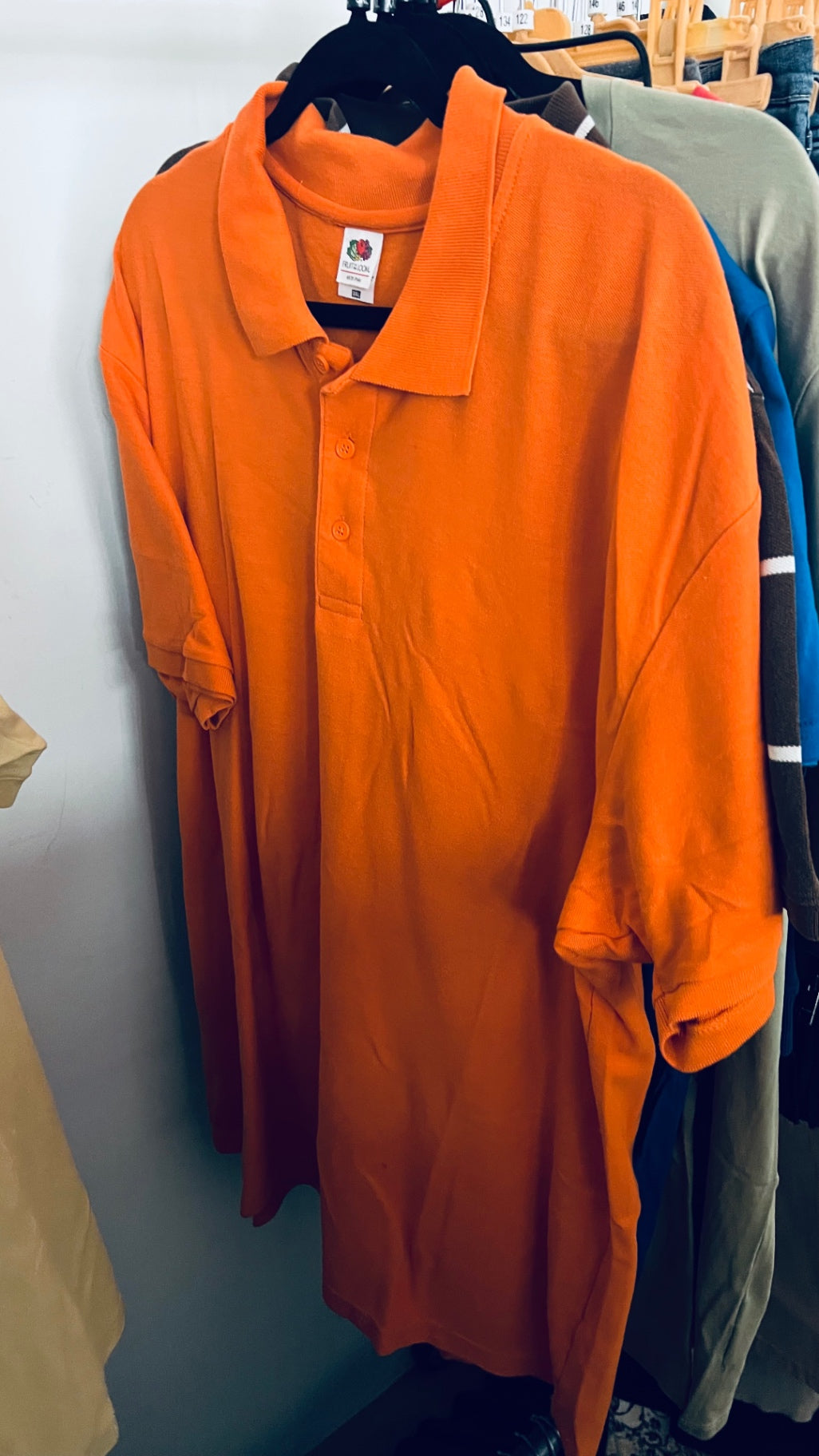 FOTL Polo Shirt Orange Gr.: XXL