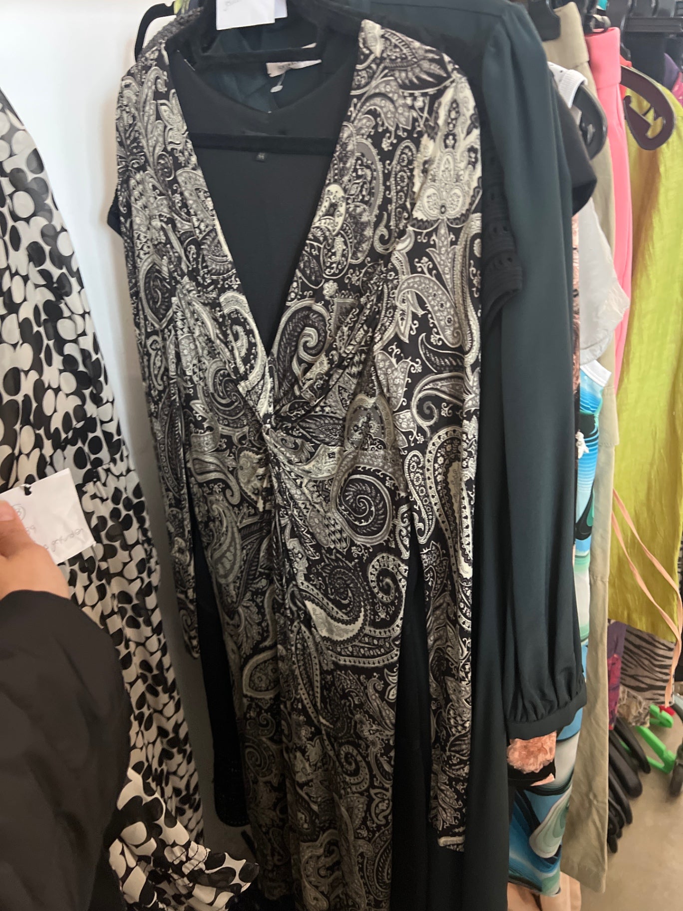 ETRO Kleid Schwarz Beige Gr.: L