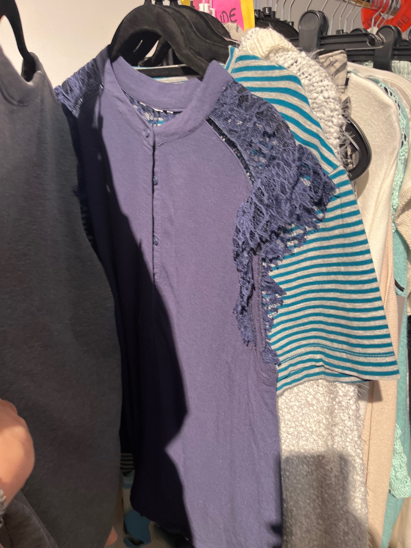 Bluse Blau Gr.: M