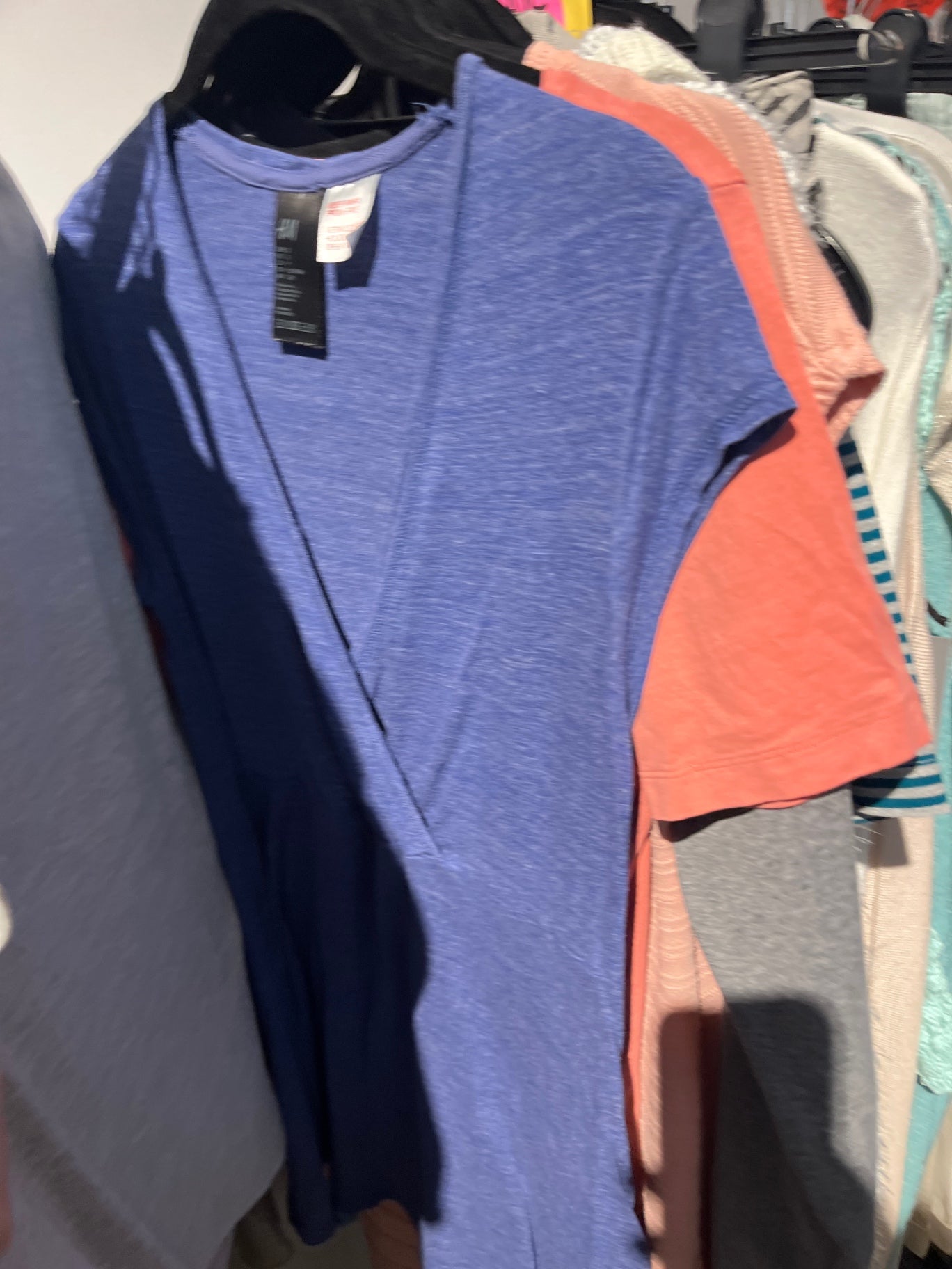 H&M Stillshirt Blau Gr.: S