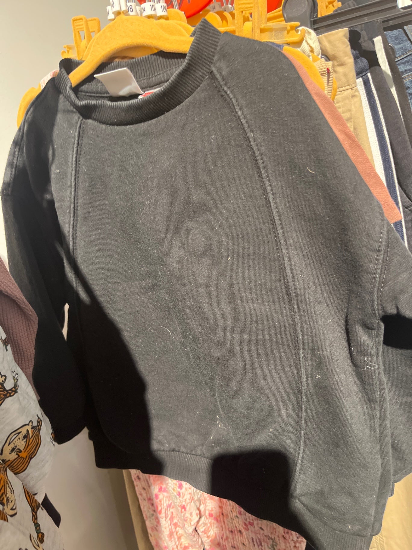 Zara Sweatshirt Schwarz Gr.: 110