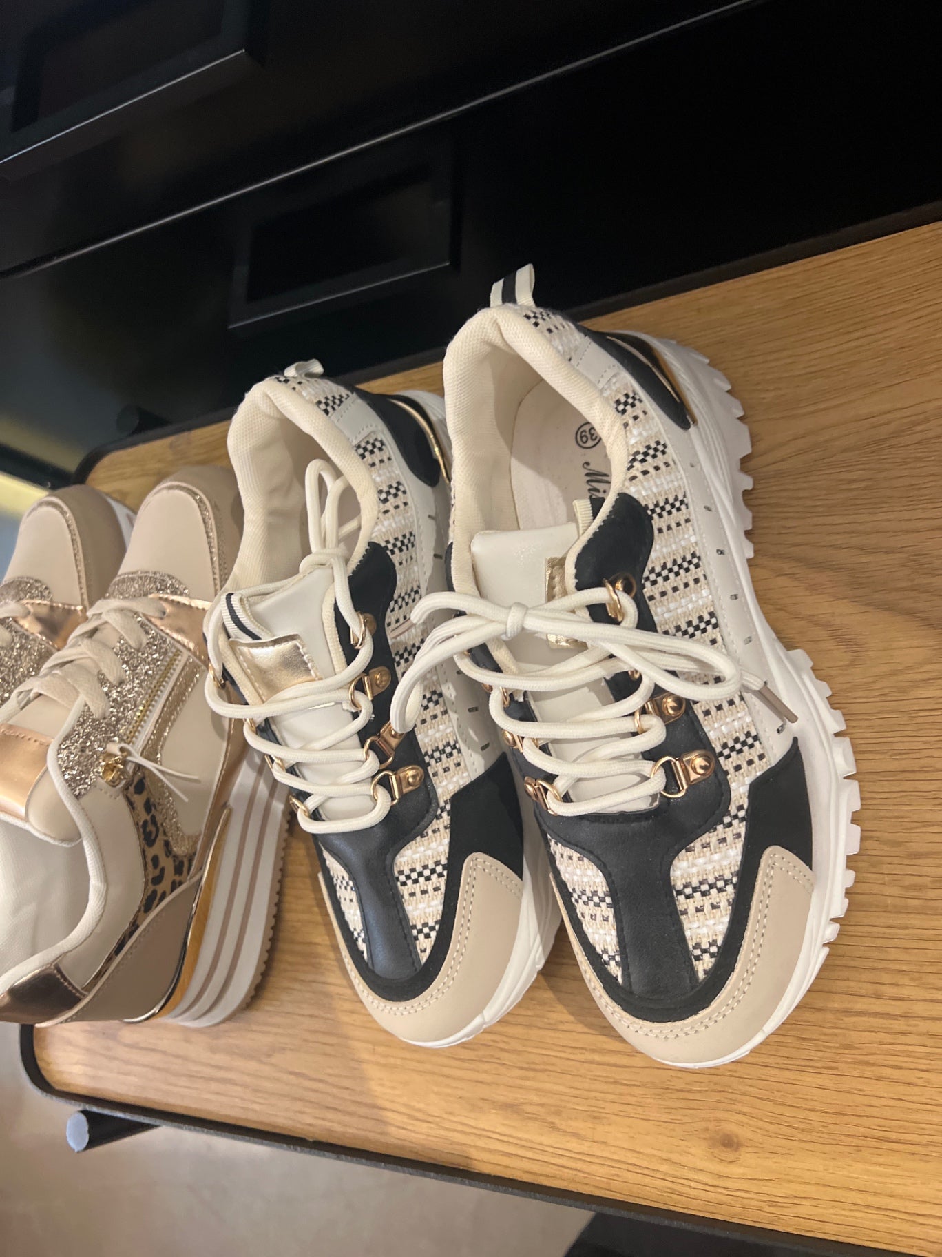 MixFeel Sneaker Beige, Schwarz Gr.: 39