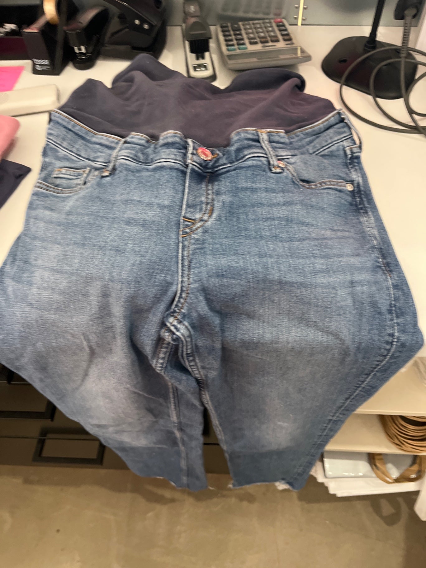 H&M Umstandsjeans Blau Gr.: S
