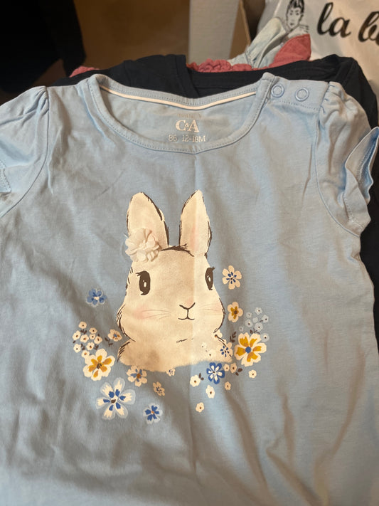 C&A T-Shirt Hellblau Gr.: 86