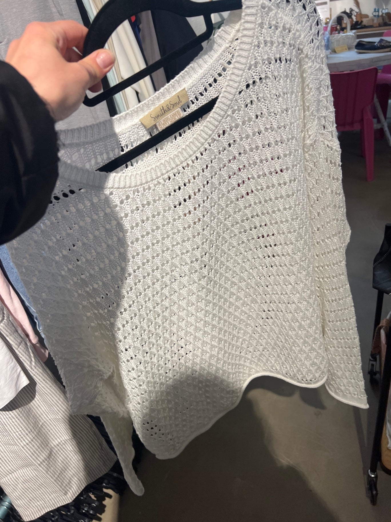 Smith & Soul Pullover Weiß Gr.: S
