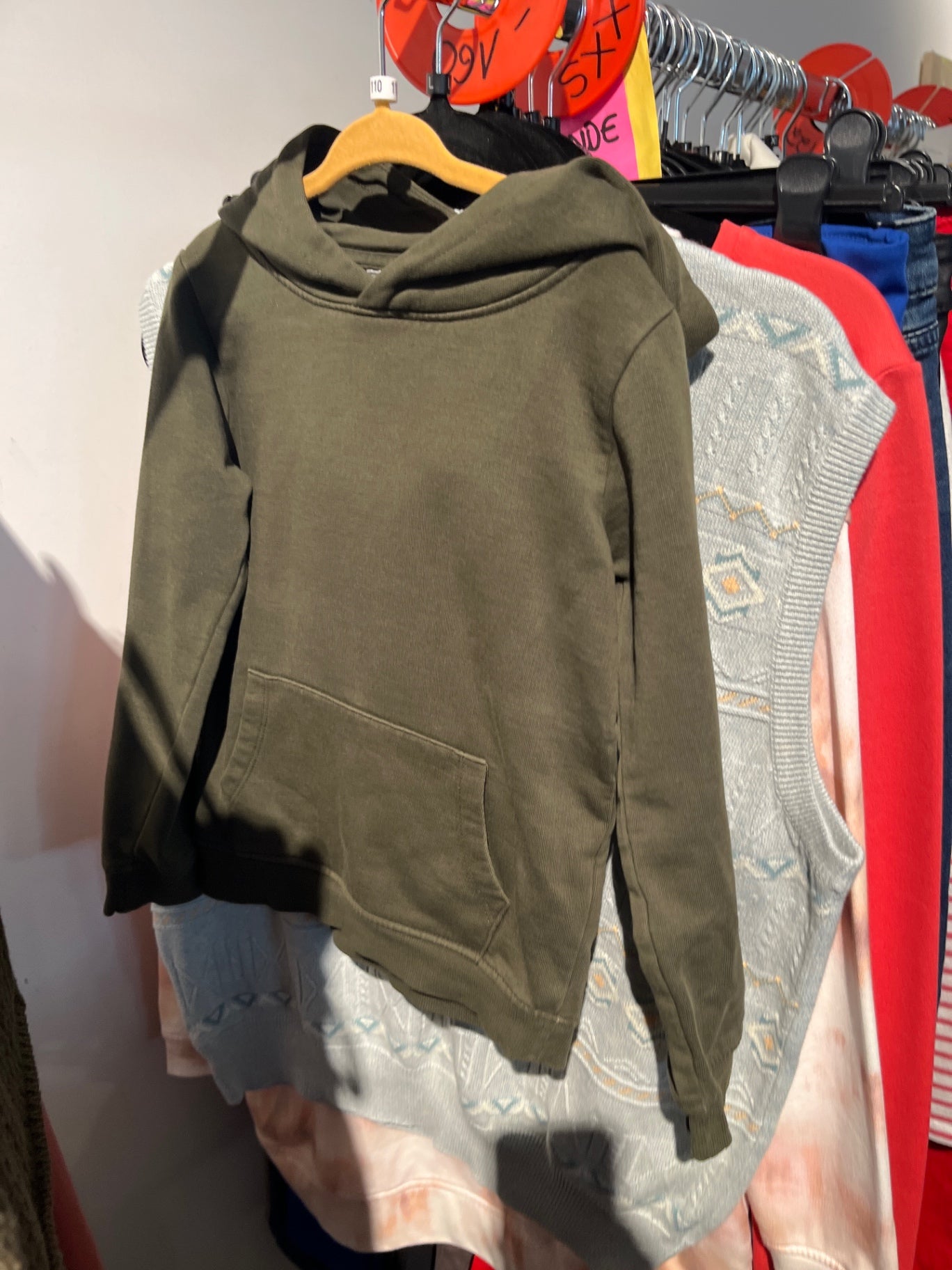 Hoodie Olivgrün Gr.: 110