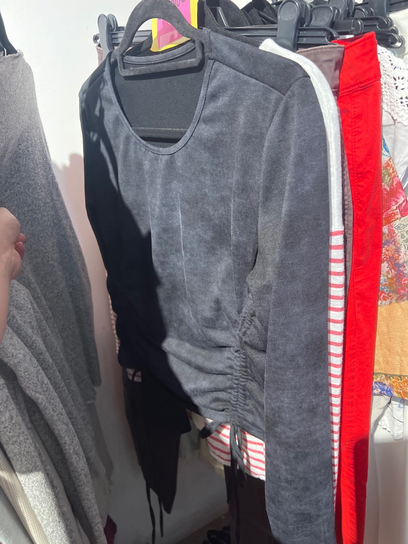 Langarmshirt Grau Gr.: M