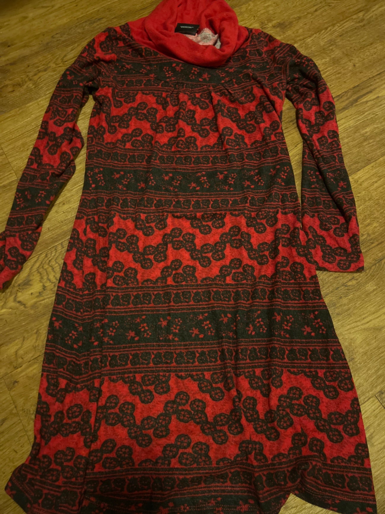 Gina Benotti Kleid Rot Schwarz Gr.: S