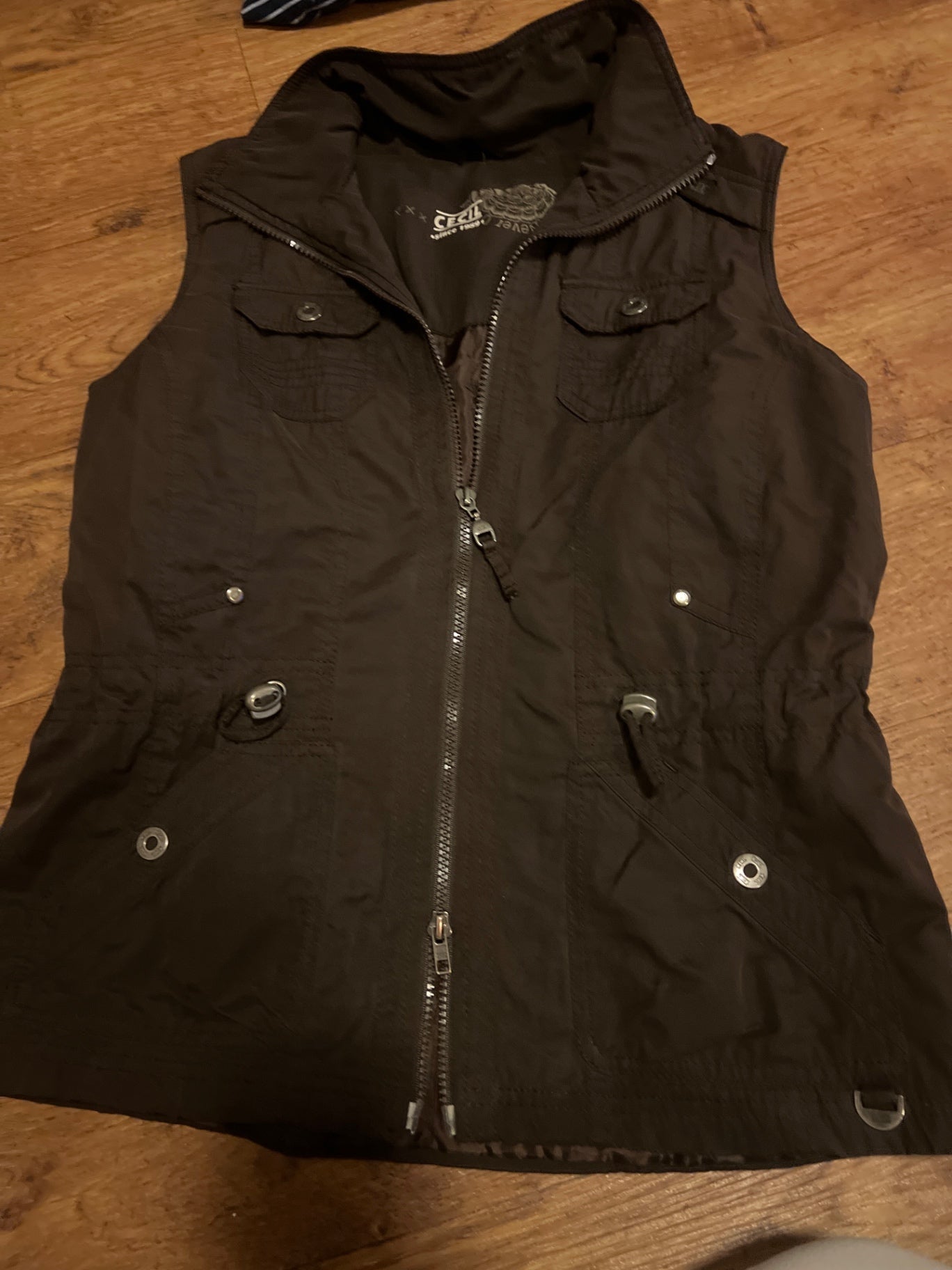 CECIL Weste Braun Gr.: S