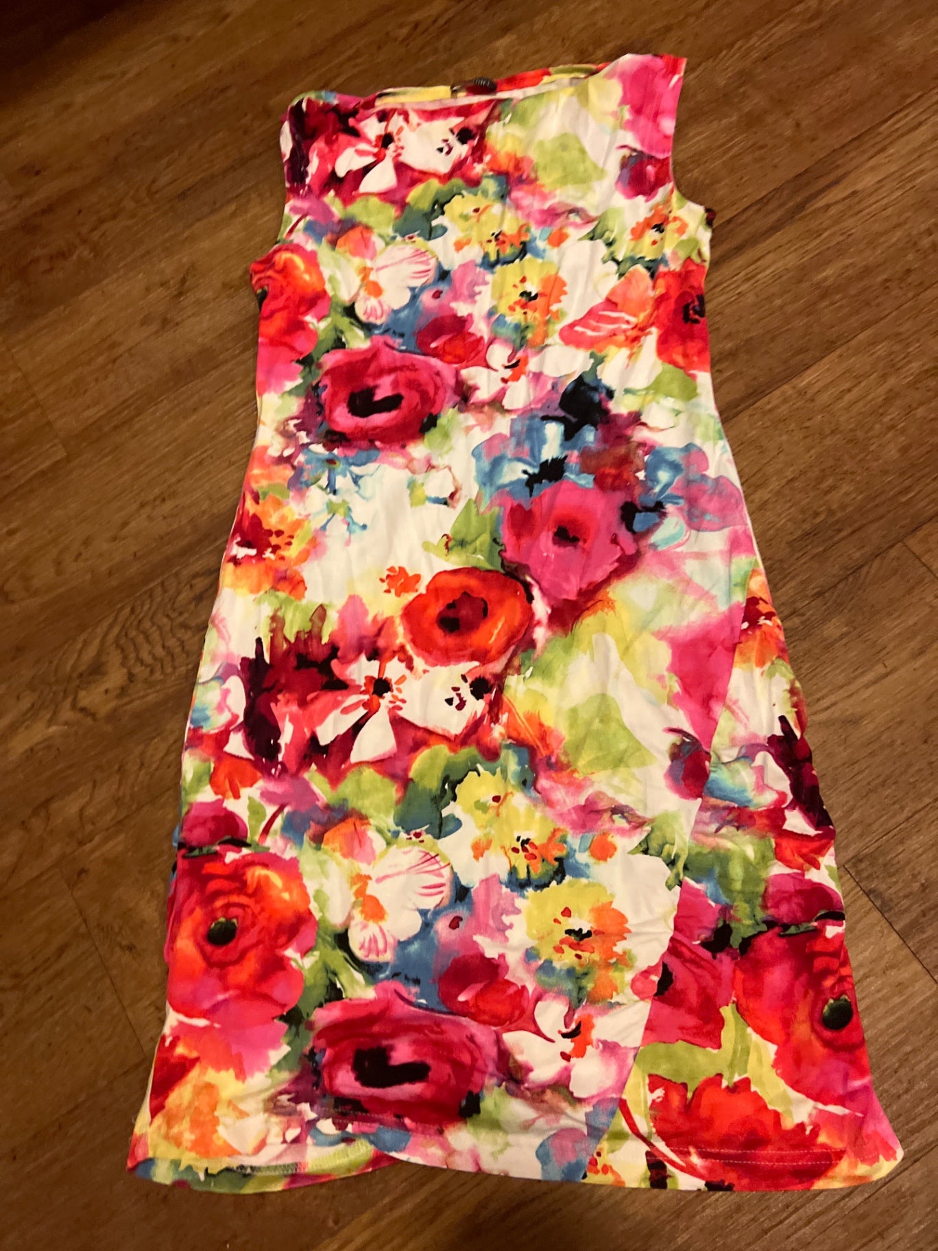 Monari Kleid Pink Weiß Gr.: S
