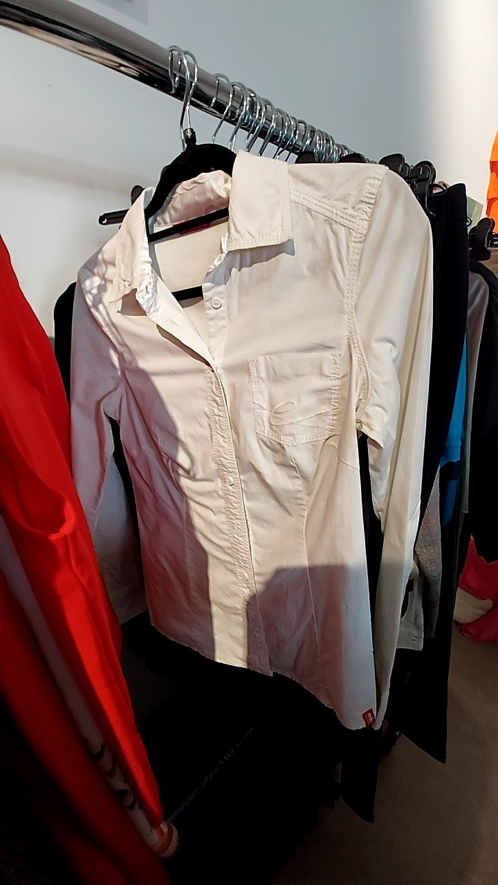 EDC Bluse Weiß Gr.: XS
