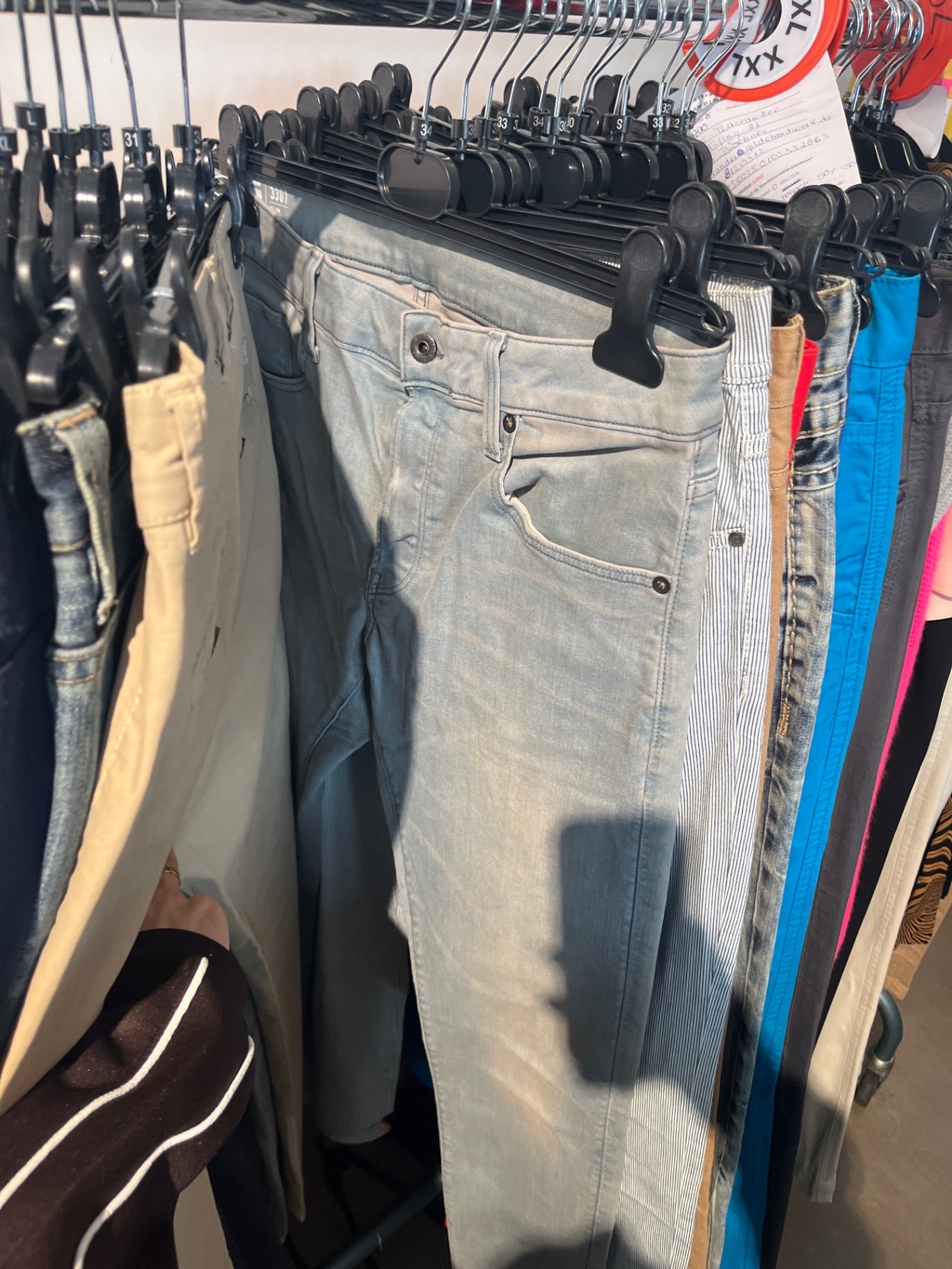 G-STAR RAW Jeans Hellblau Gr.: 34