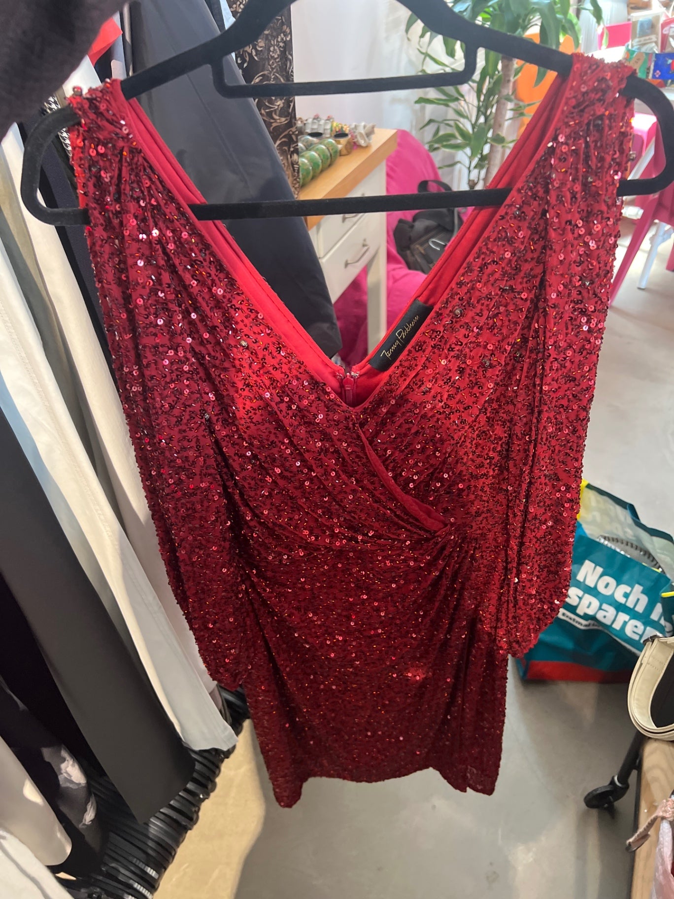 Jenny Packham Kleid Rot Gr.: M