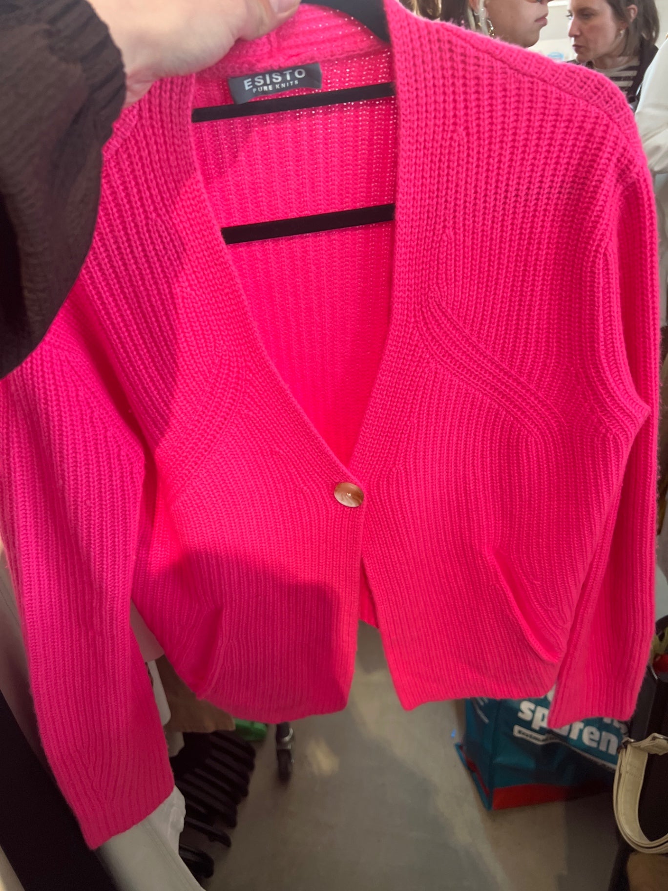 ESISTO Strickjacke Pink Gr.: S