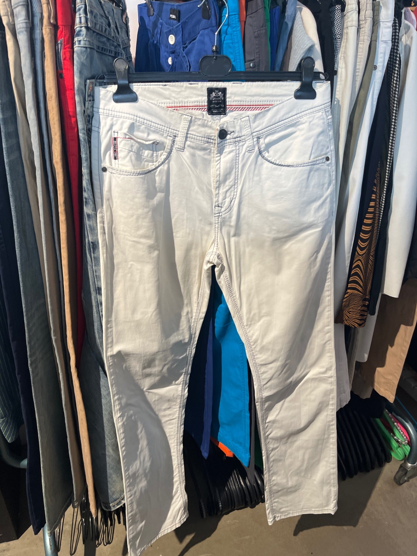 Otto Kern Hose Weiß Gr.: 34