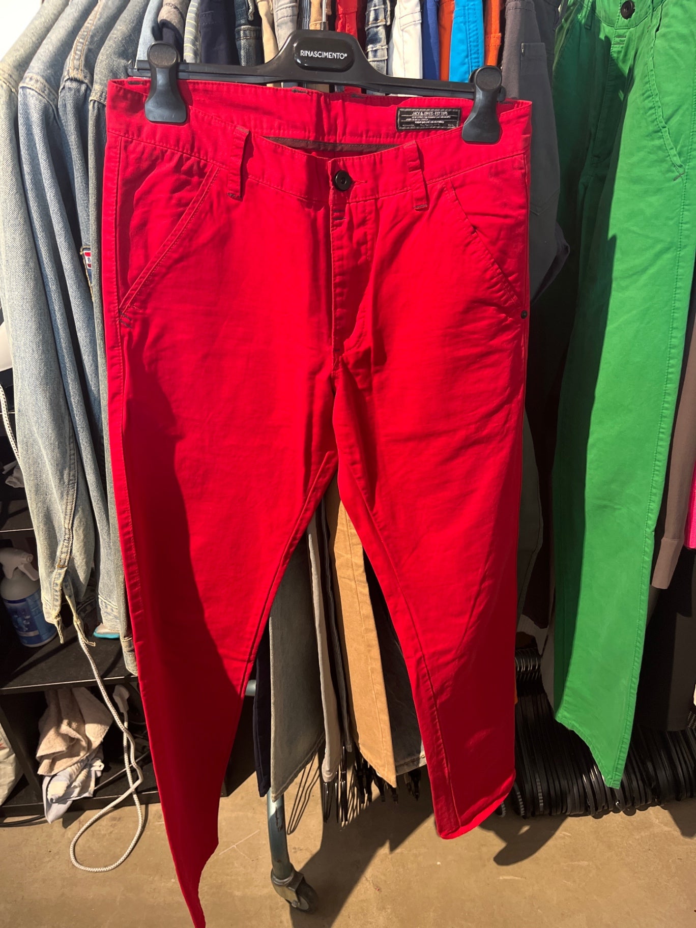 JACK & JONES Hose Rot Gr.: 32