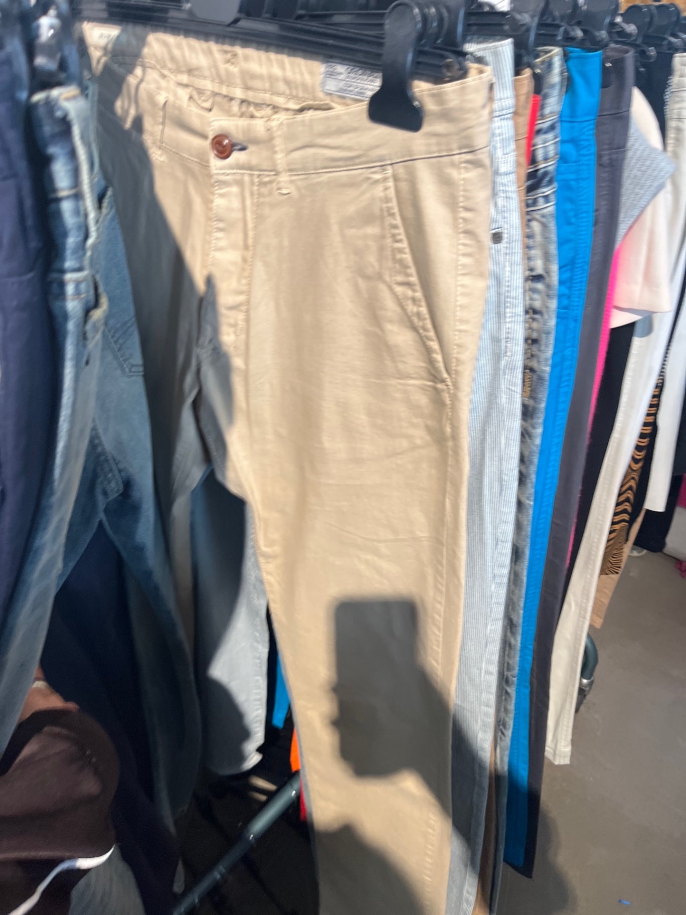 JACK & JONES Hose Beige Gr.: 34